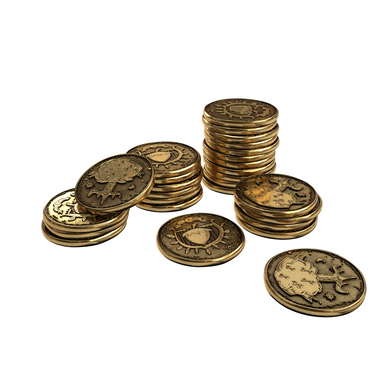 Bardwood Grove - Set of 30 metal coins