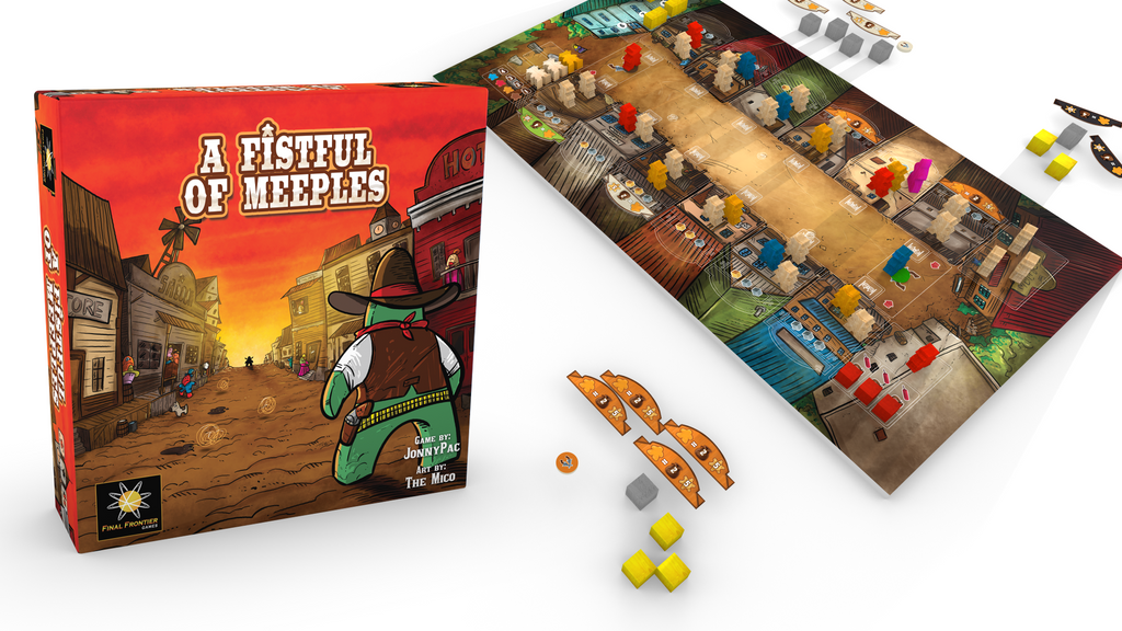 Забойная настольная игра. Котики настольная игра. Wild West Board games. Fistful of games. A Fistful of Meeples Board game.